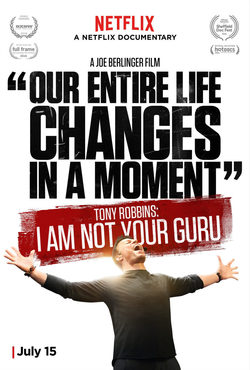 Cartel de Tony Robbins: I Am Not Your Guru