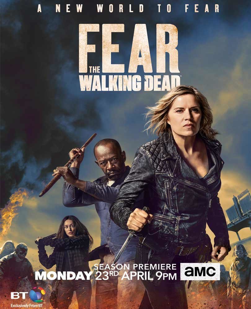 Cartel de Fear The Walking Dead - Temporada 4