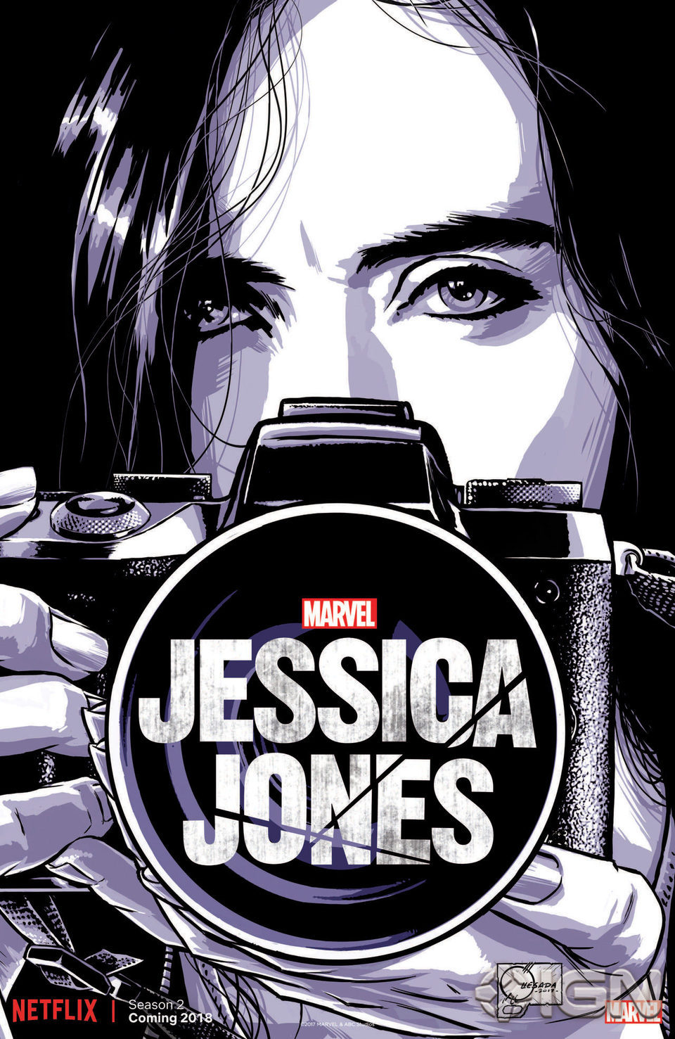 Cartel de Jessica Jones - Temporada 2 - NYCC 2017