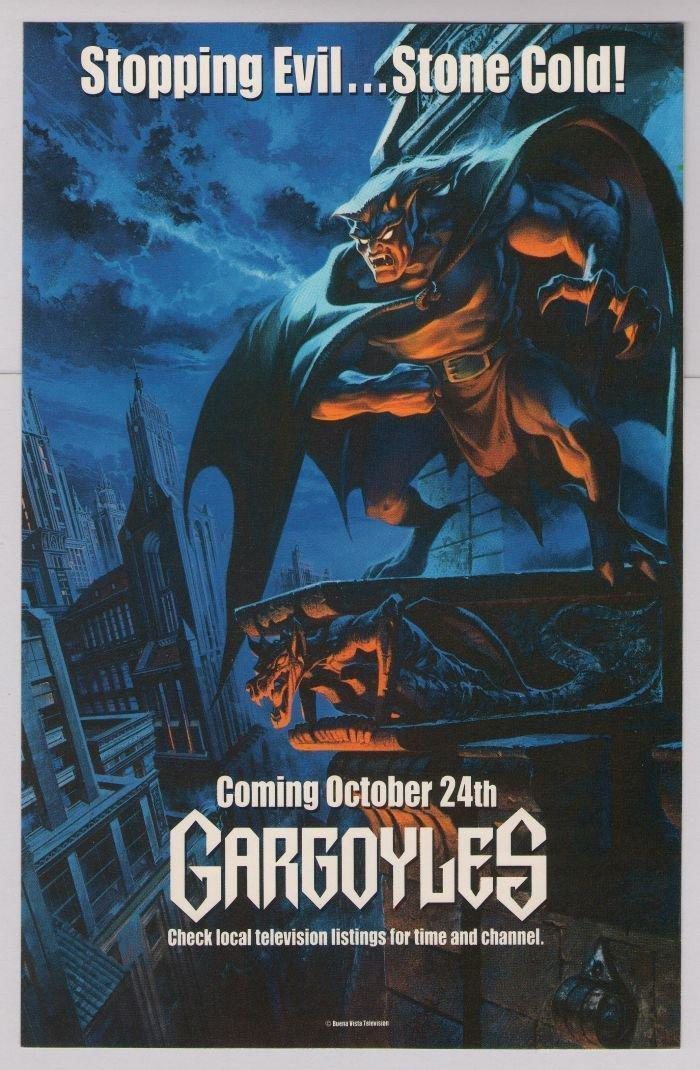 Cartel de Gárgolas, héroes góticos - Cartel