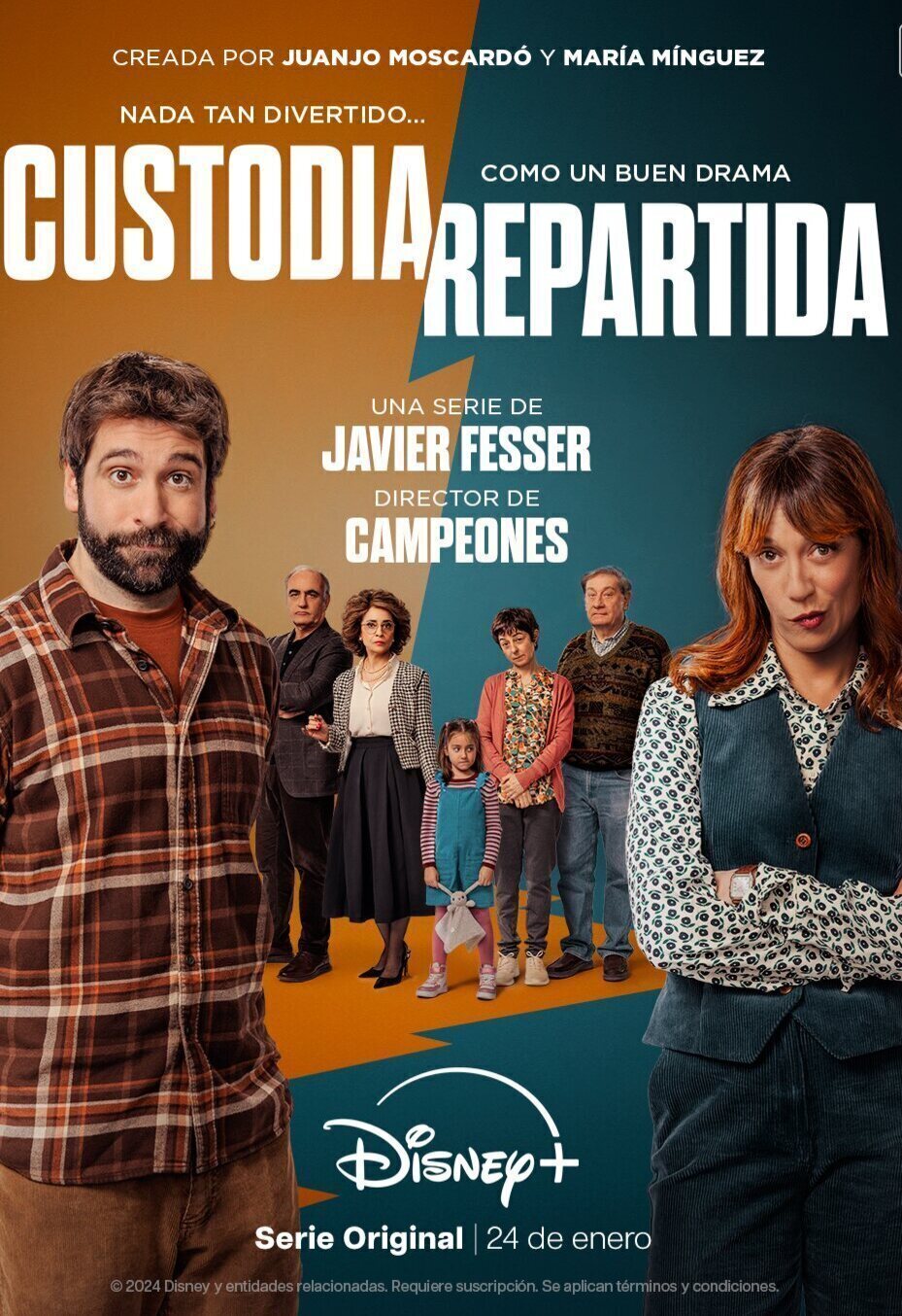 Cartel de Custodia repartida - Cartel oficial