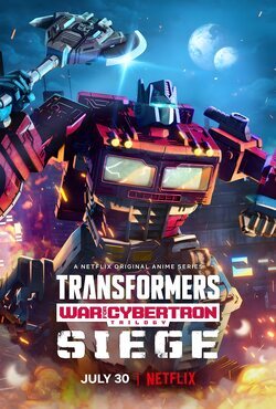 Cartel de Transformers: La guerra por Cybertron - Trilogía