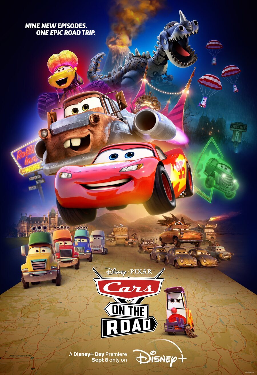 Cartel de Cars on the Road - EEUU