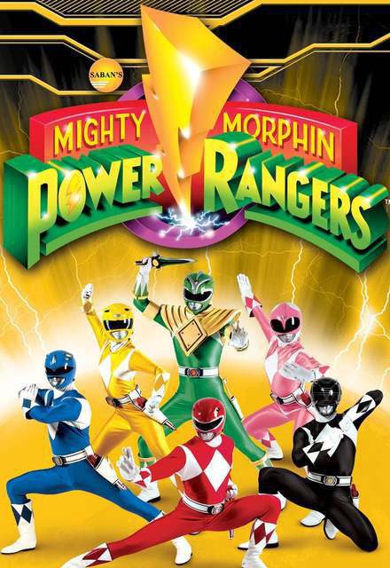Cartel de Power Rangers - Mighty Morphin