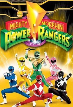 Cartel de Power Rangers