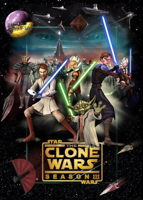 Cartel de Star Wars: The Clone Wars - Temporada 3