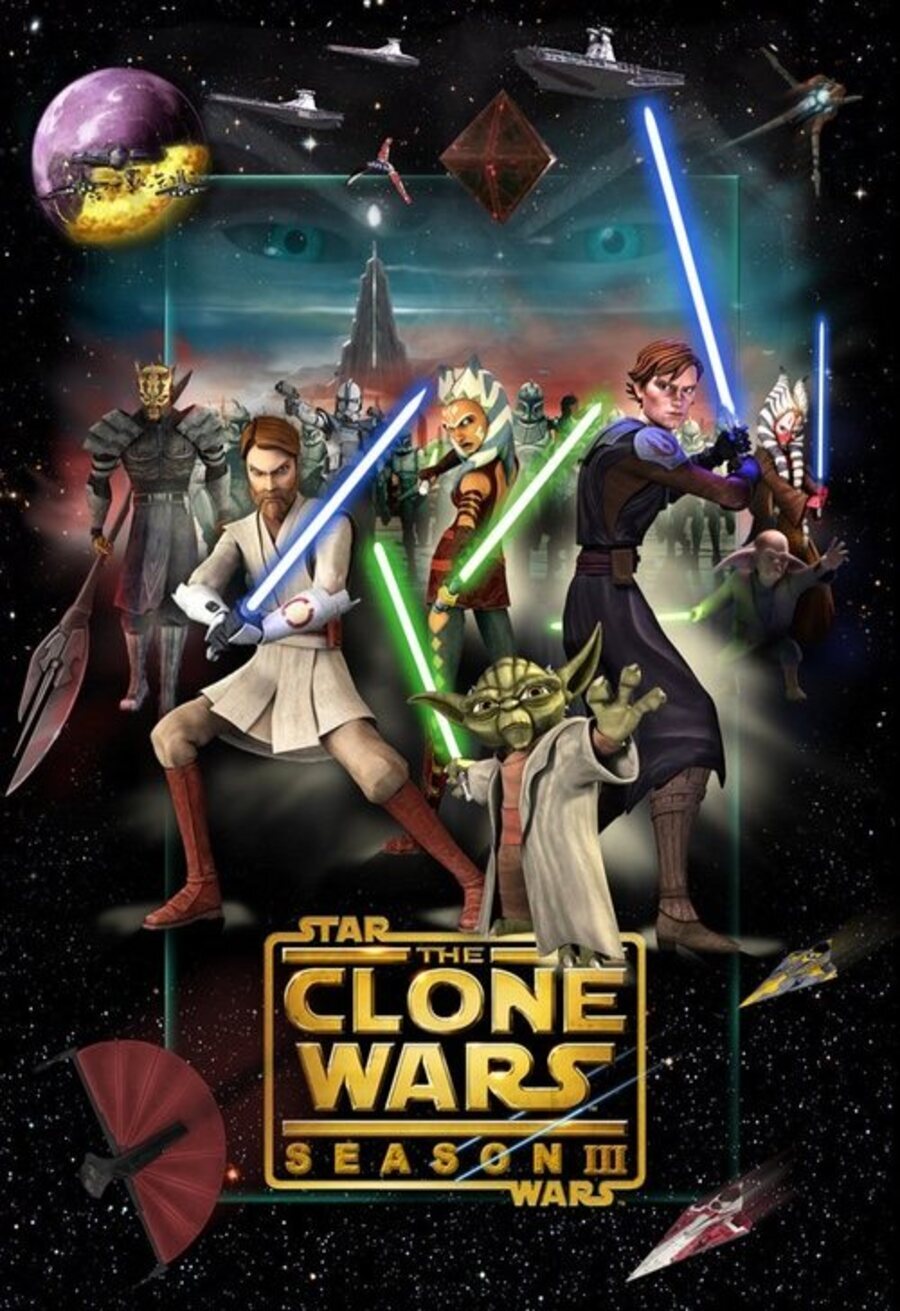 Cartel de Star Wars: The Clone Wars - Temporada 3