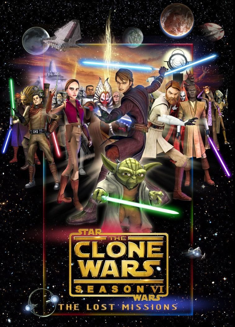 Cartel de Star Wars: The Clone Wars - Temporada 6