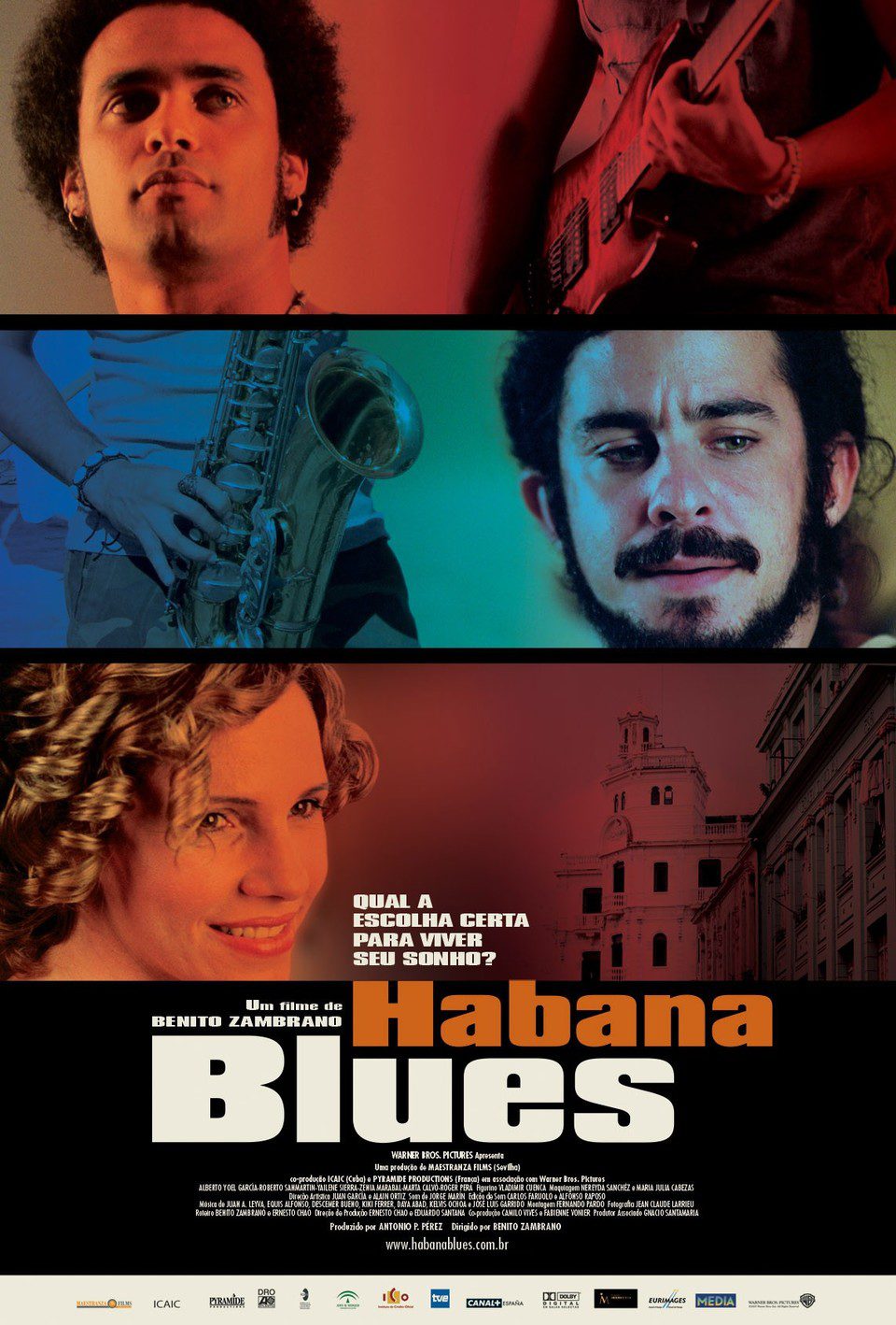 Cartel de Habana Blues - Internacional