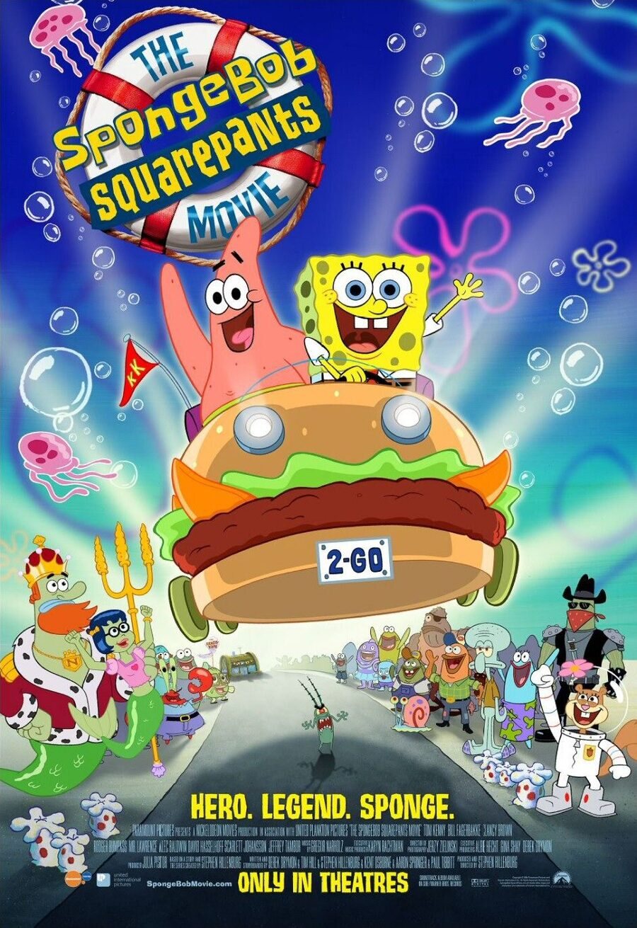 Cartel de Bob Esponja: La película - Estados Unidos