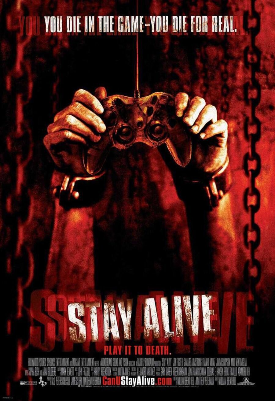 Cartel de Stay Alive - Estados Unidos