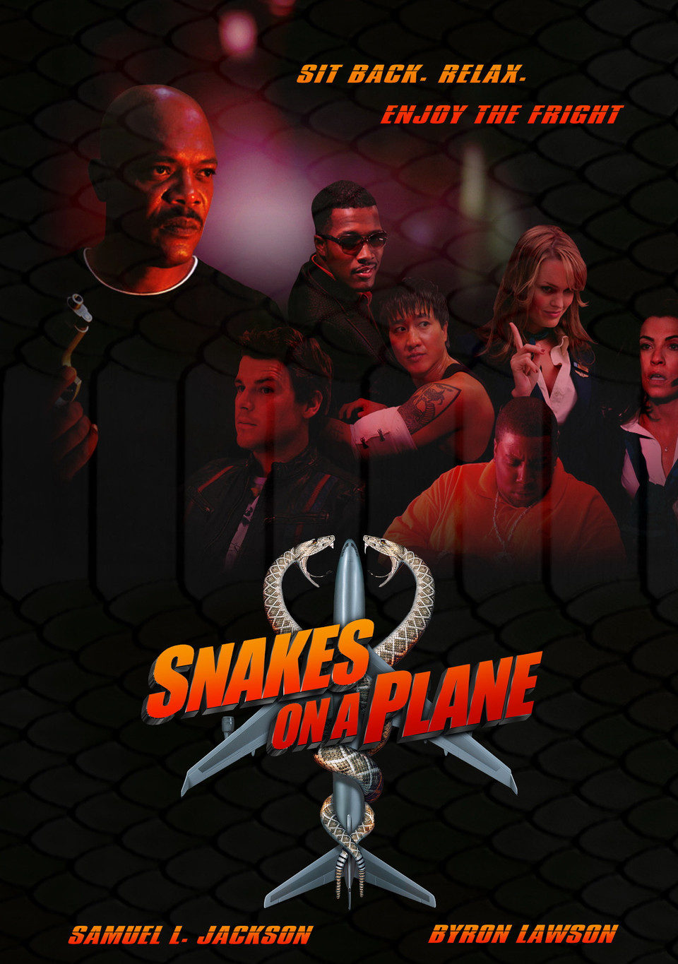 Cartel de Serpientes en el avión - Estados Unidos