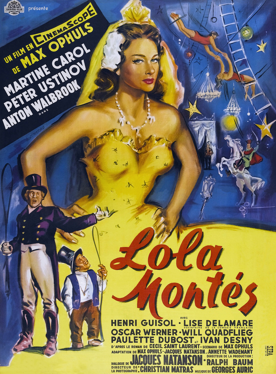 Cartel de Lola Montes - Francia
