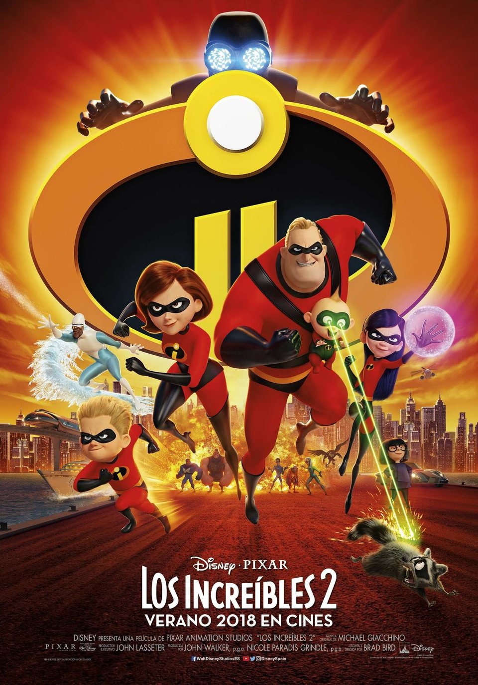 Cartel de Incredibles 2 - Póster español
