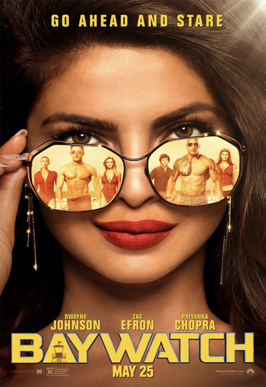 Cartel de Los guardianes de la bahía - Priyanka Chopra en 'Los Viglantes de la Playa'