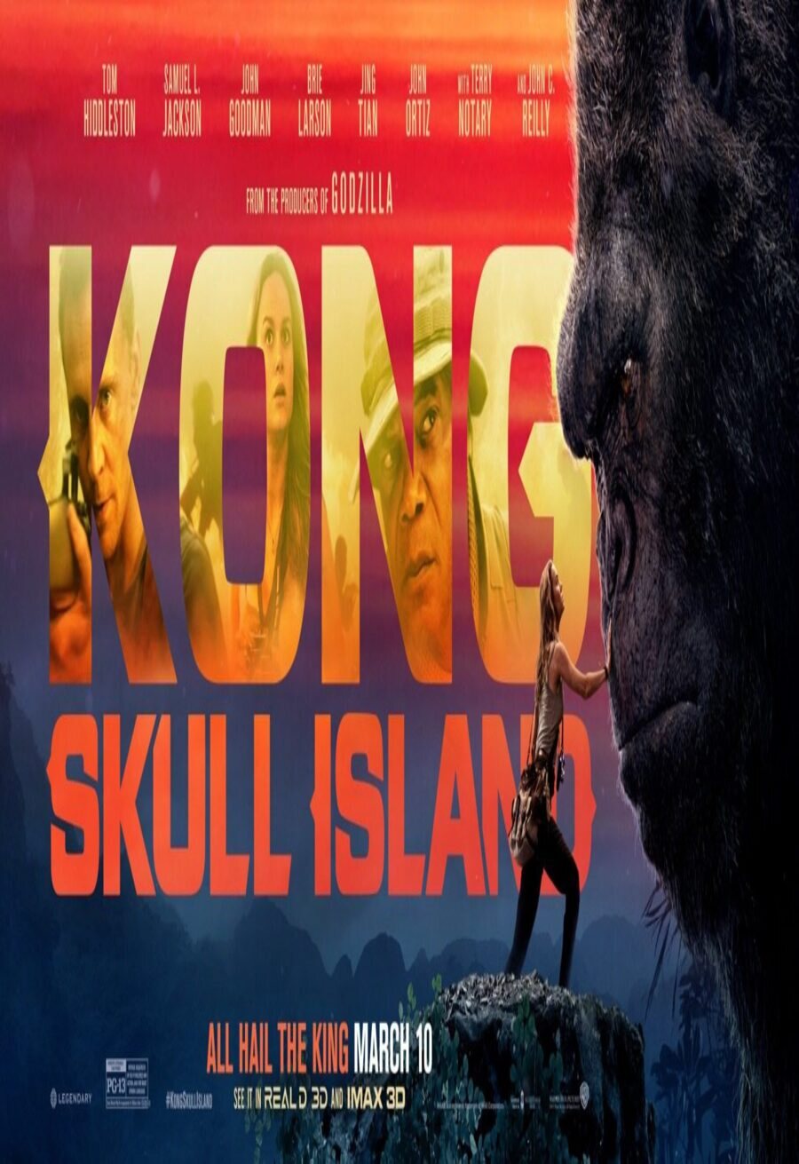 Cartel de Kong: La Isla Calavera - EE.UU.
