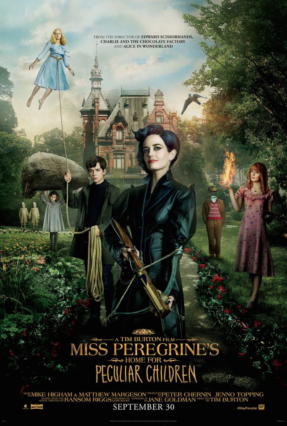 Cartel de Miss Peregrine y los niños peculiares - EE.UU.