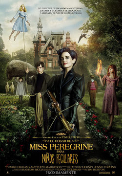 Cartel de Miss Peregrine y los niños peculiares