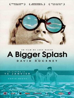 'A Bigger Splash' póster Francia