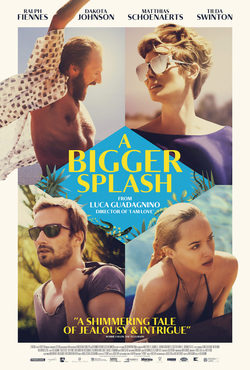 'A Bigger Splash' póster Internacional