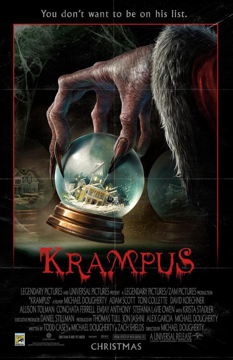 Cartel de Krampus: El terror de la Navidad - Comic Con