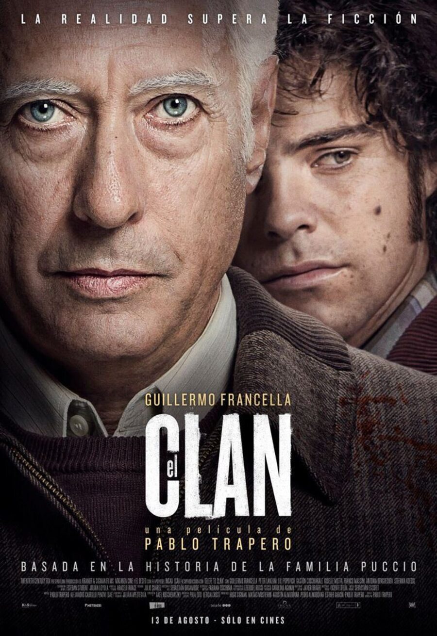 Cartel de El clan - Argentina
