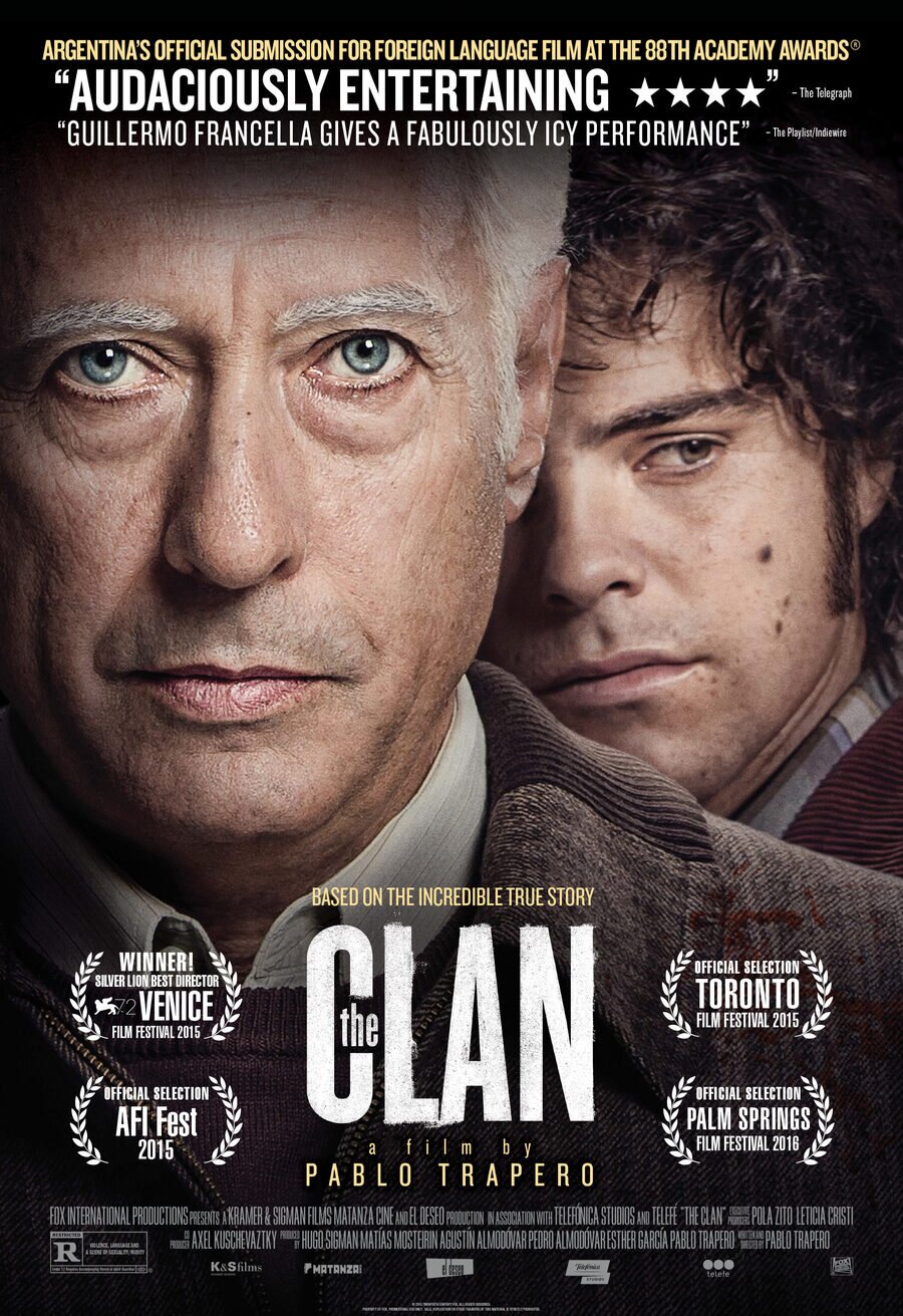 Cartel de El clan - U.K.