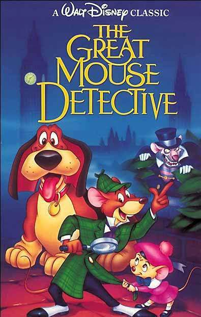 Cartel de Policías y Ratones - 'The Great Mouse Detective'