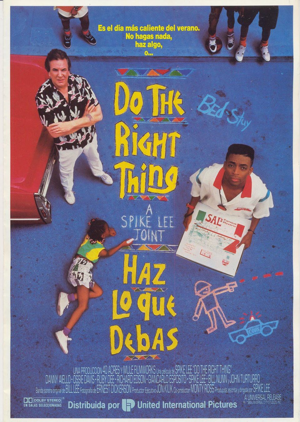 Cartel de Do the Right Thing - España