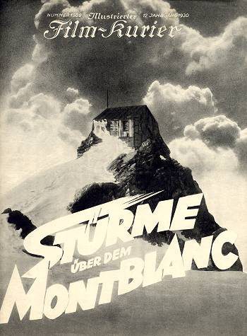 Cartel de Tormenta en el Mont Blanc - Alemania
