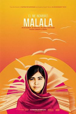 Cartel de Él me nombró Malala