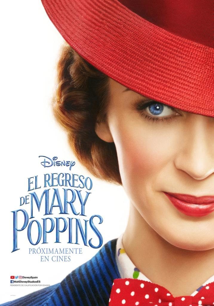 Cartel de El regreso de Mary Poppins - Póster España