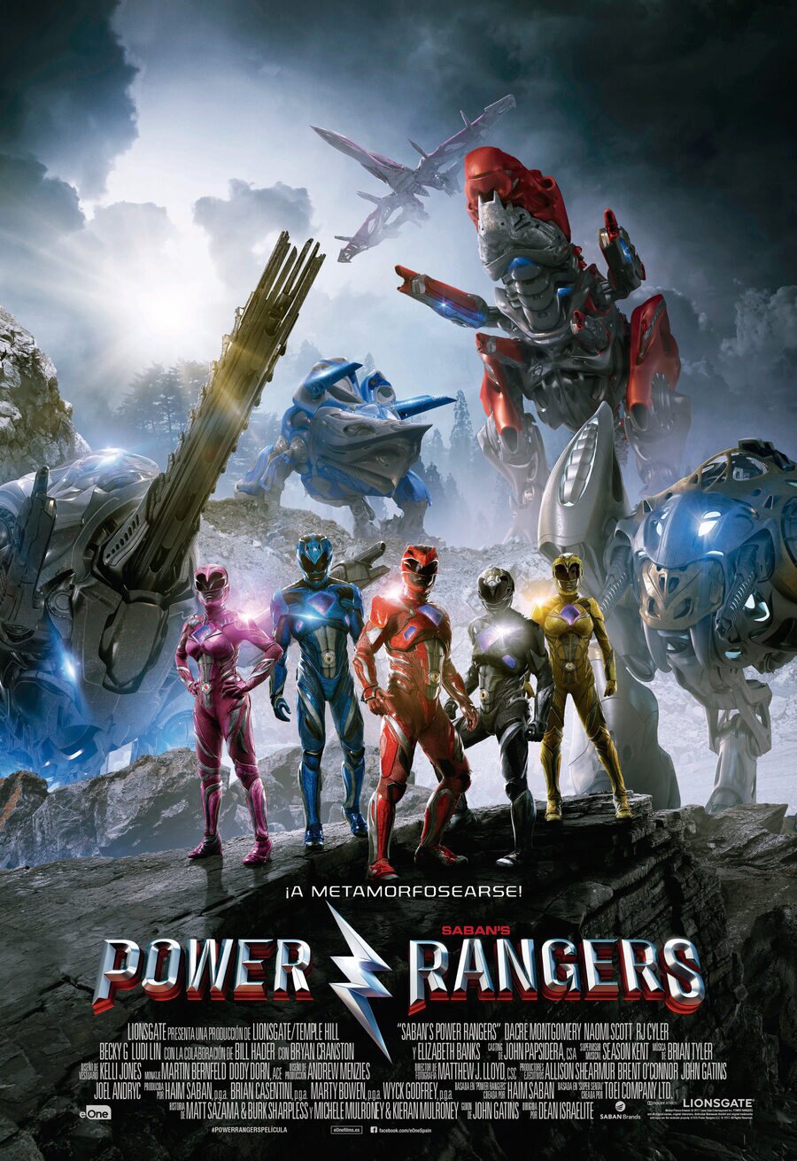 Cartel de Power Rangers - Póster español