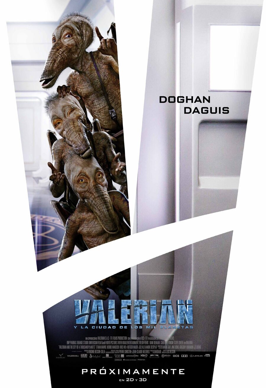Cartel de Valerian y la ciudad de los mil planetas - Doghan