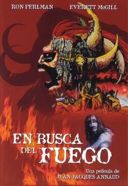 Cartel de En busca del fuego