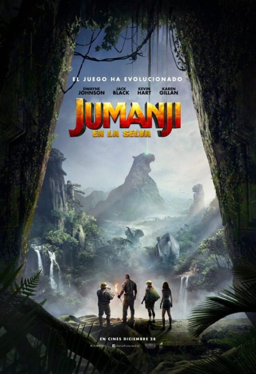 Cartel de Jumanji: En la selva - México