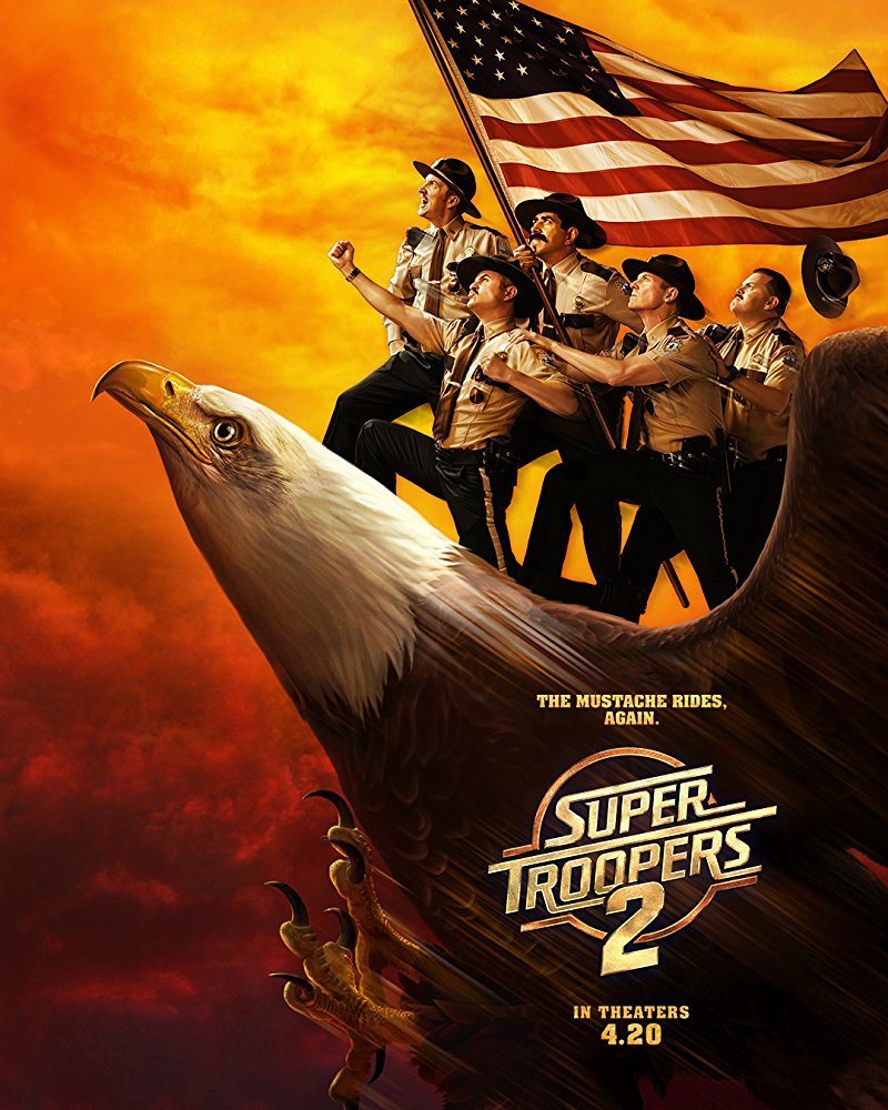Cartel de Super Troopers 2 - Estados Unidos