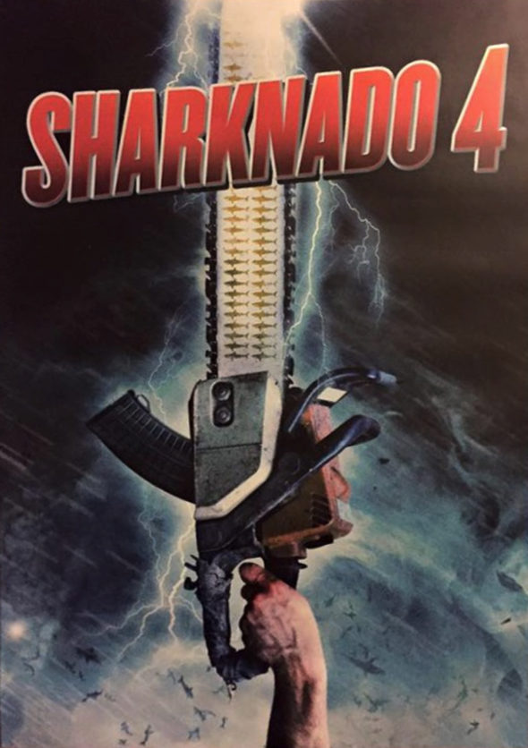 Cartel de Sharknado 4: The 4th Awakens - Estados Unidos