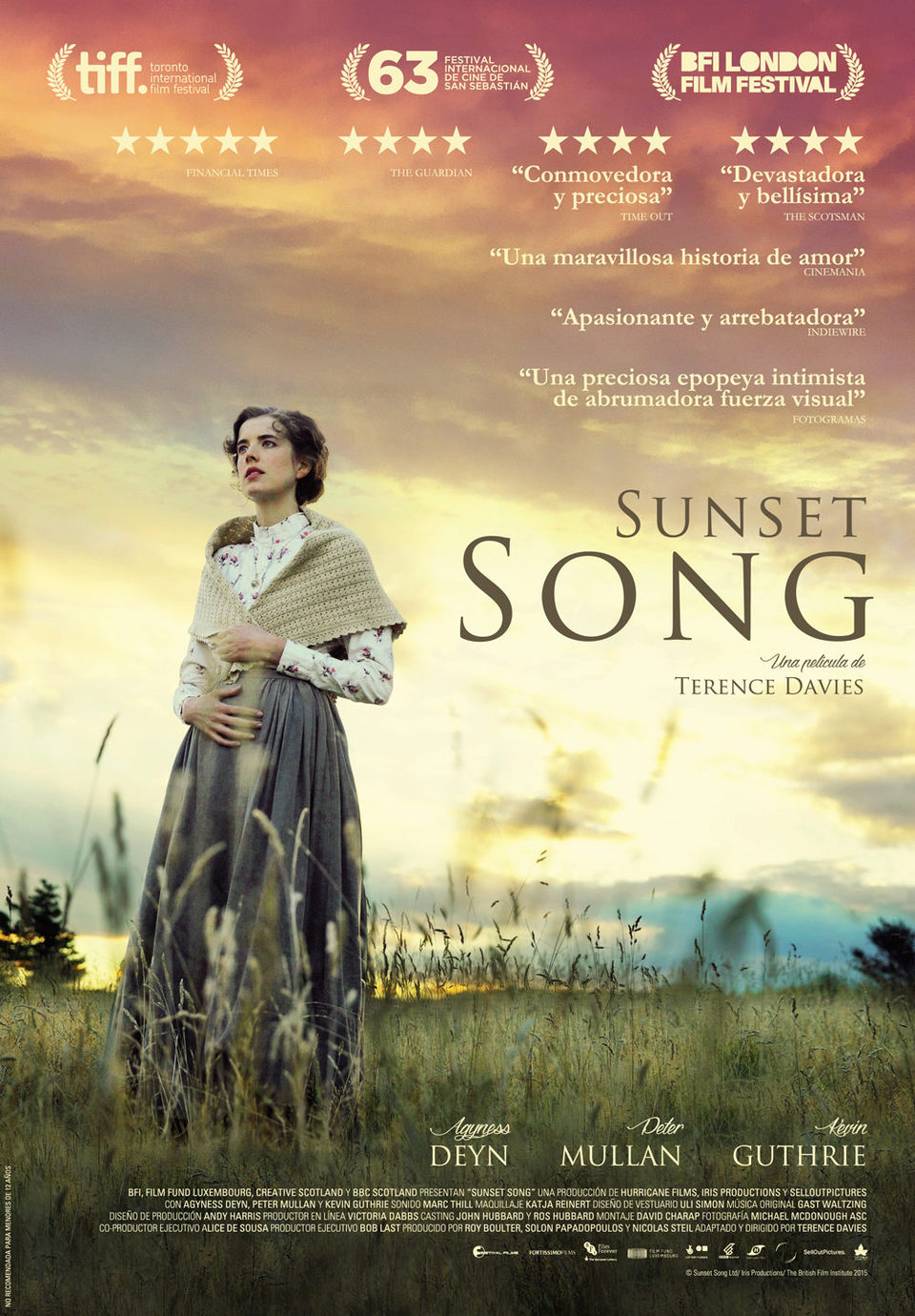Cartel de Sunset Song - España definitivo