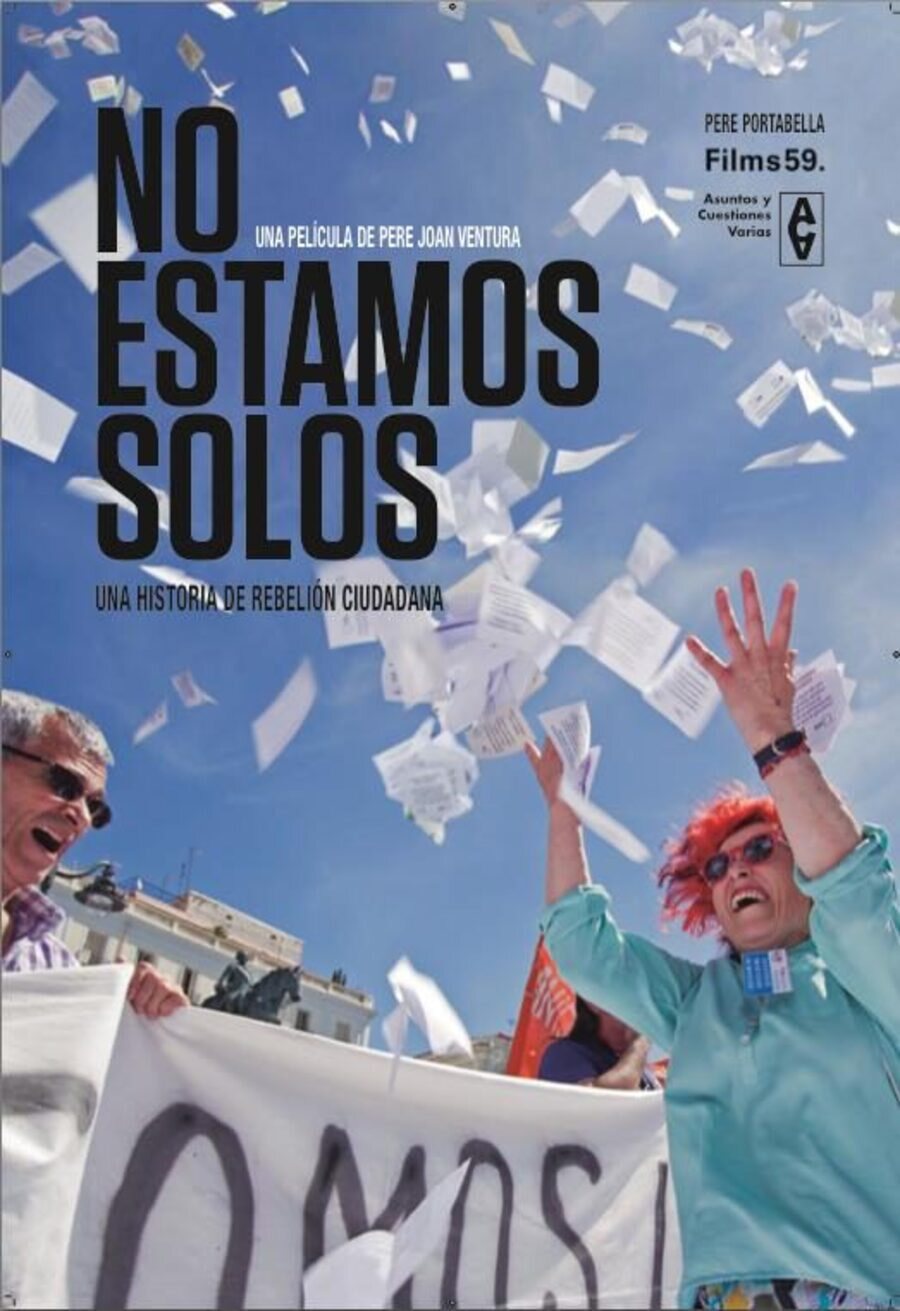 Cartel de No estamos solos - España