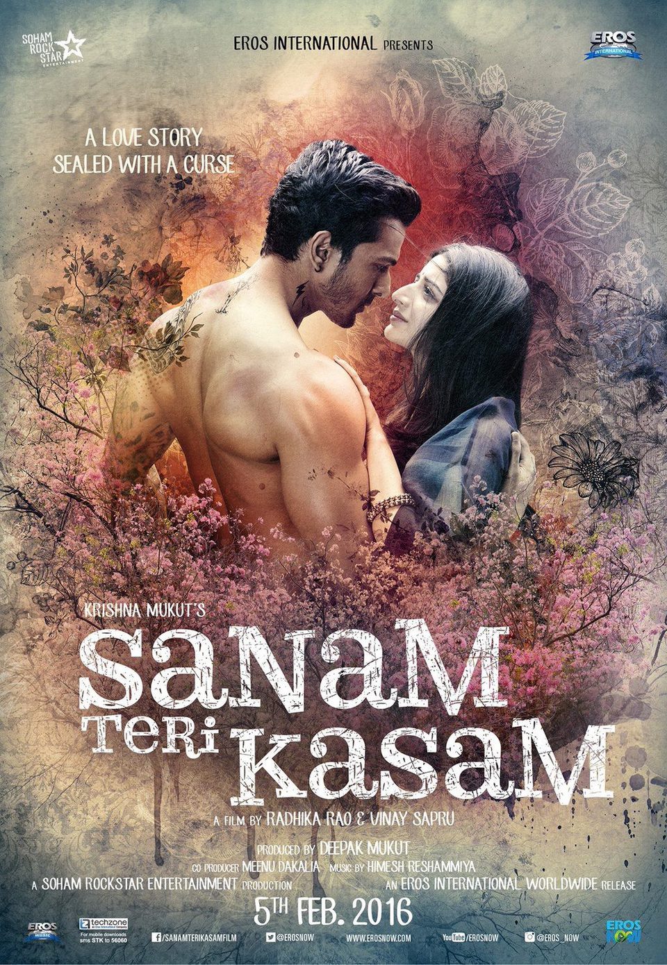 Cartel de Sanam Teri Kasam - India 2