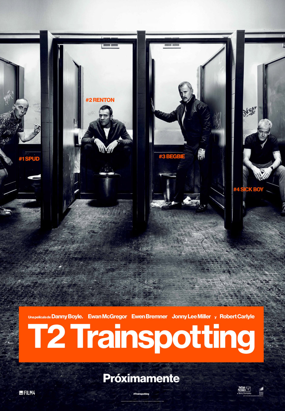 Cartel de Trainspotting 2: La Vida en el Abismo - 'T2: Trainspotting' teaser póster