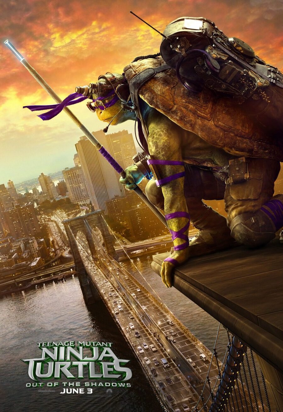 Cartel de Tortugas Ninja 2: Fuera de las Sombras - Donatello