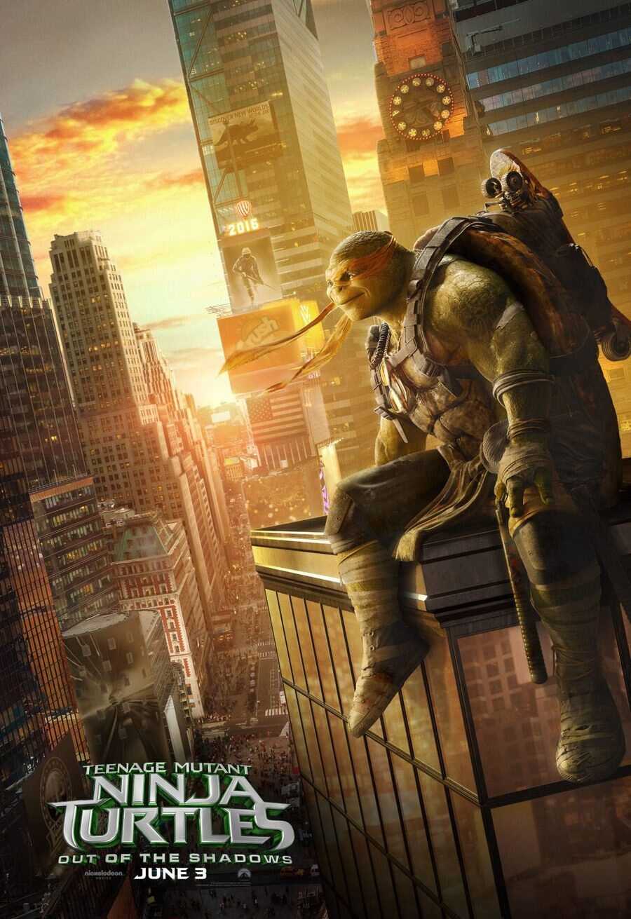 Cartel de Tortugas Ninja 2: Fuera de las Sombras - Michelangelo