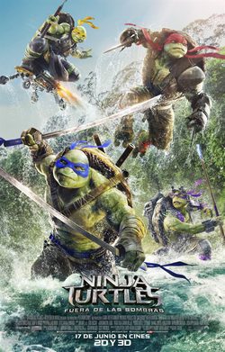 Cartel de Tortugas Ninja 2: Fuera de las Sombras