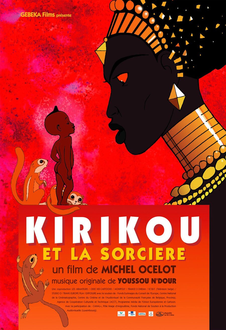 Cartel de Kirikou y la hechicera - Francia