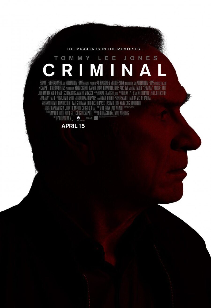 Cartel de Mente Implacable - Tommy Lee Jones