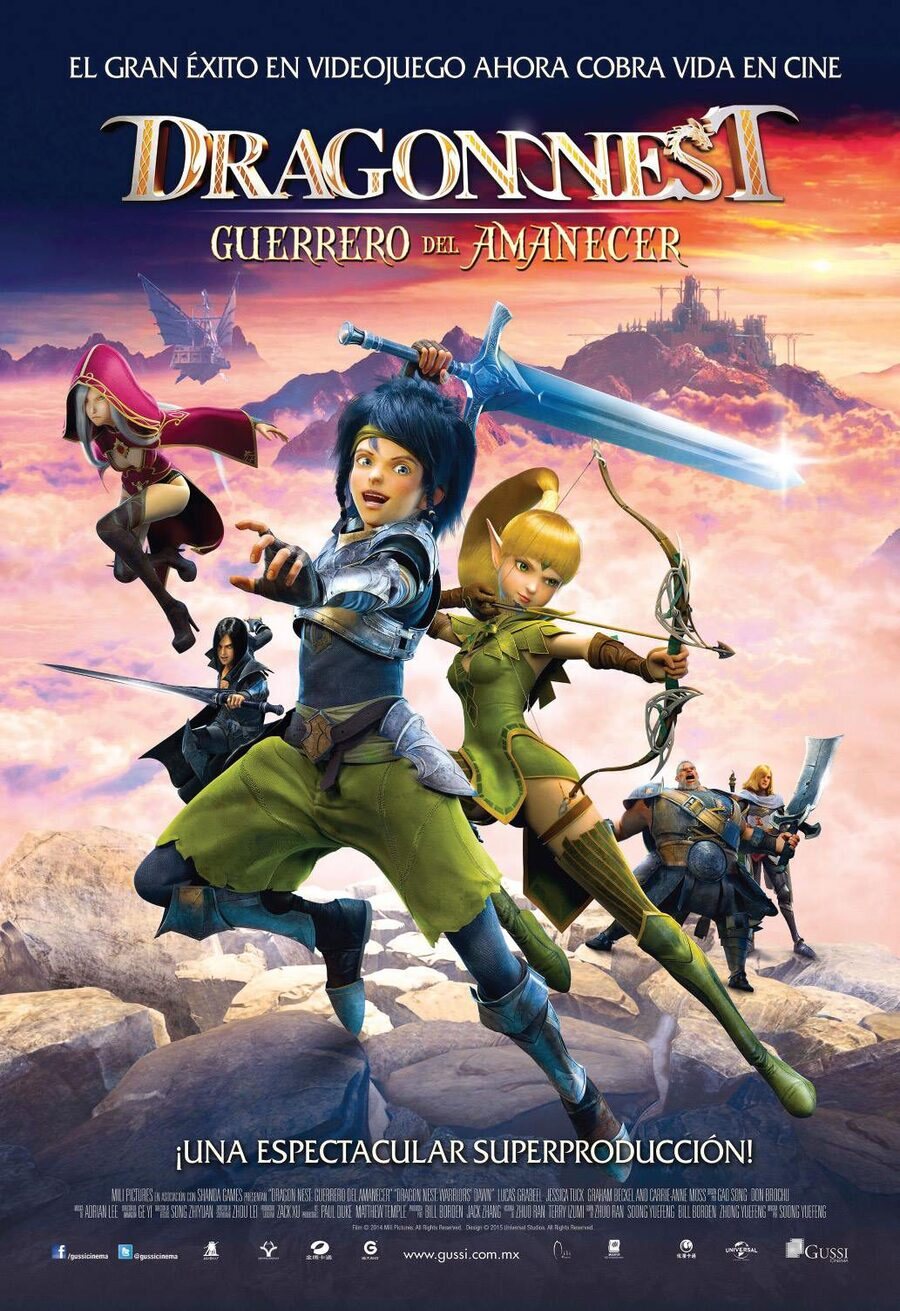 Cartel de Dragon Nest: Guerrero del Amanecer - México