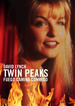 Cartel de Twin Peaks: Fuego camina conmigo