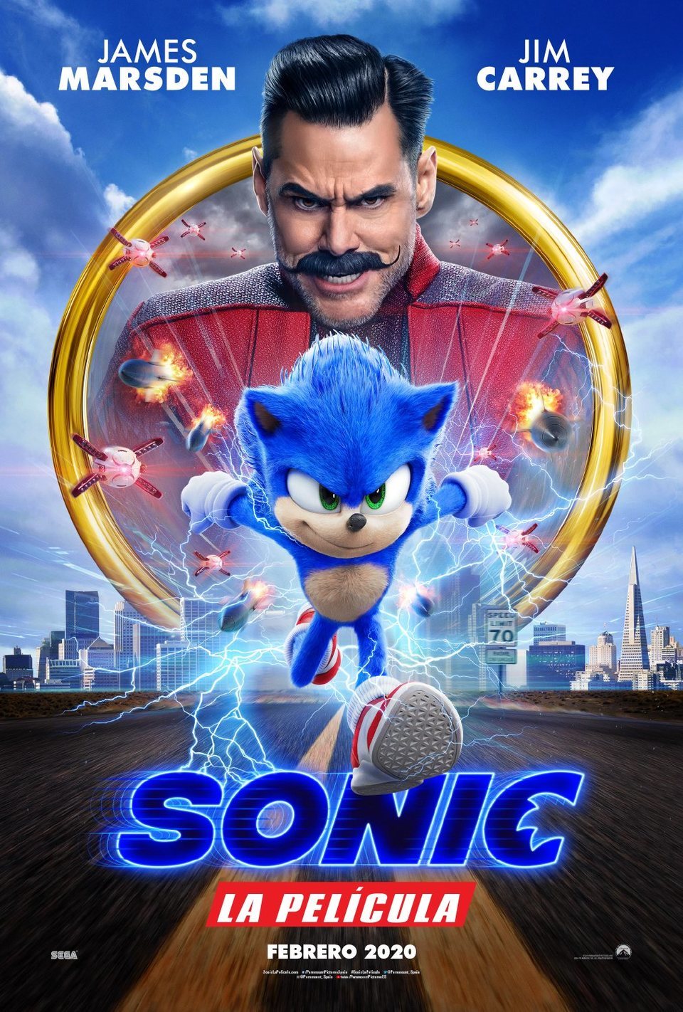 Cartel de Sonic the Hedgehog - España